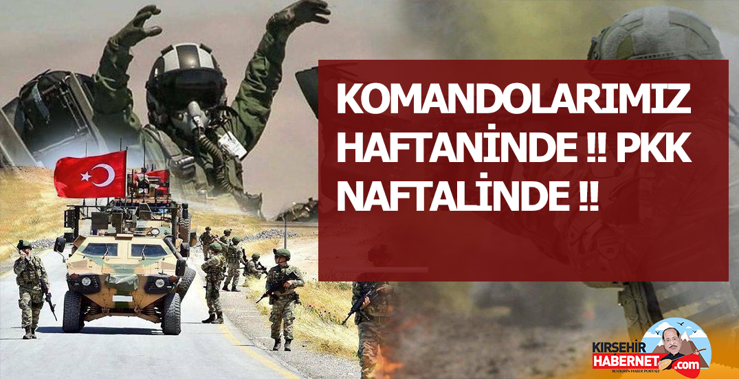 KOMANDOLARIMIZ HAFTANİNDE !! PKK NAFTALİNDE !!